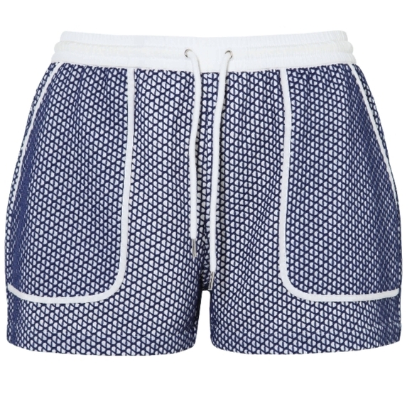 Rebecca Minkoff Valencia Short in Brazillian Blue Silk - Picture 1 of 5